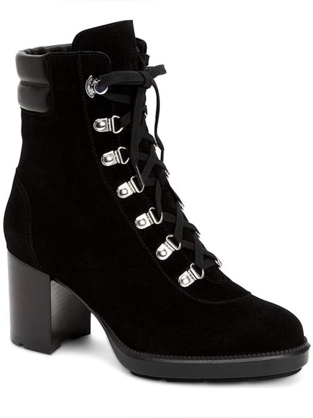 🌸AQUATALIA🌸 Iriana Suede Heeled Lace-Up Ankle Boots Size: 7.5